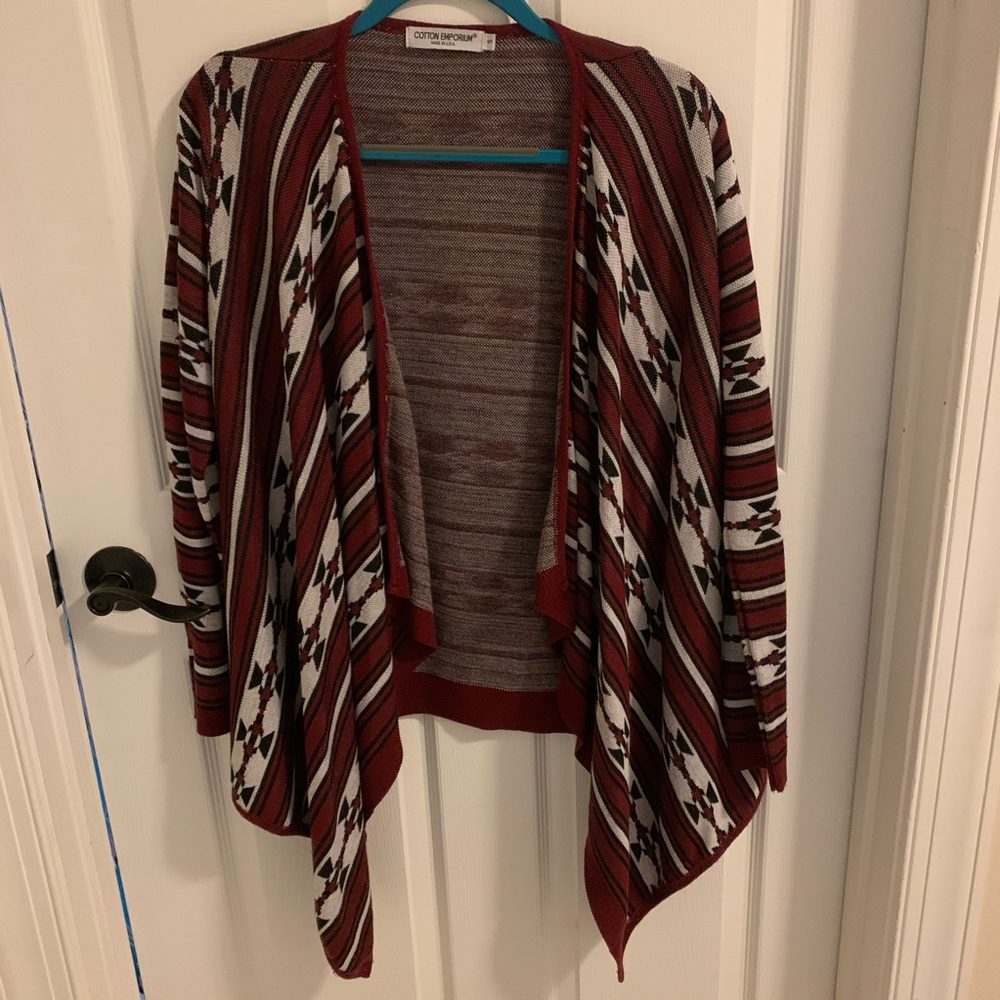 Patterned Cardigan - image 1
